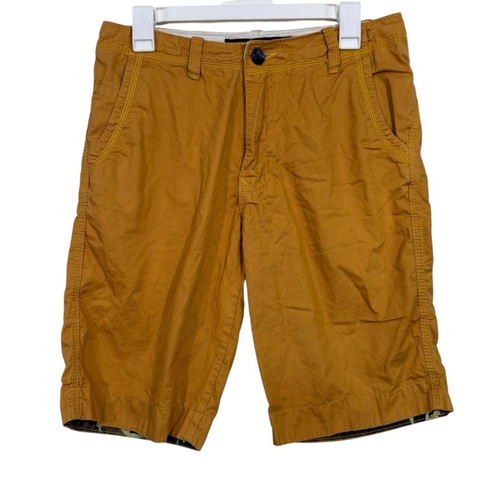 Dolce & Gabbana Gold Bermuda Cargo Shorts